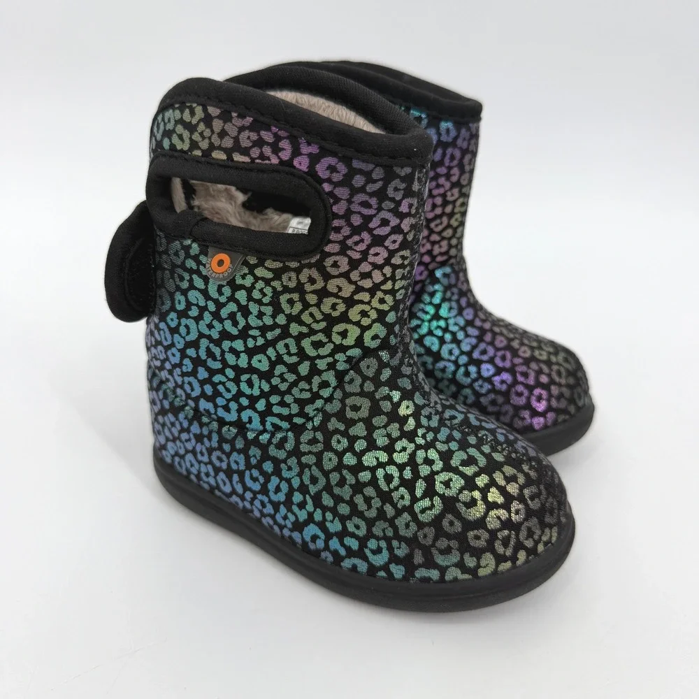 Bogs‎ Baby Leopard Pull On Boots Sz 5